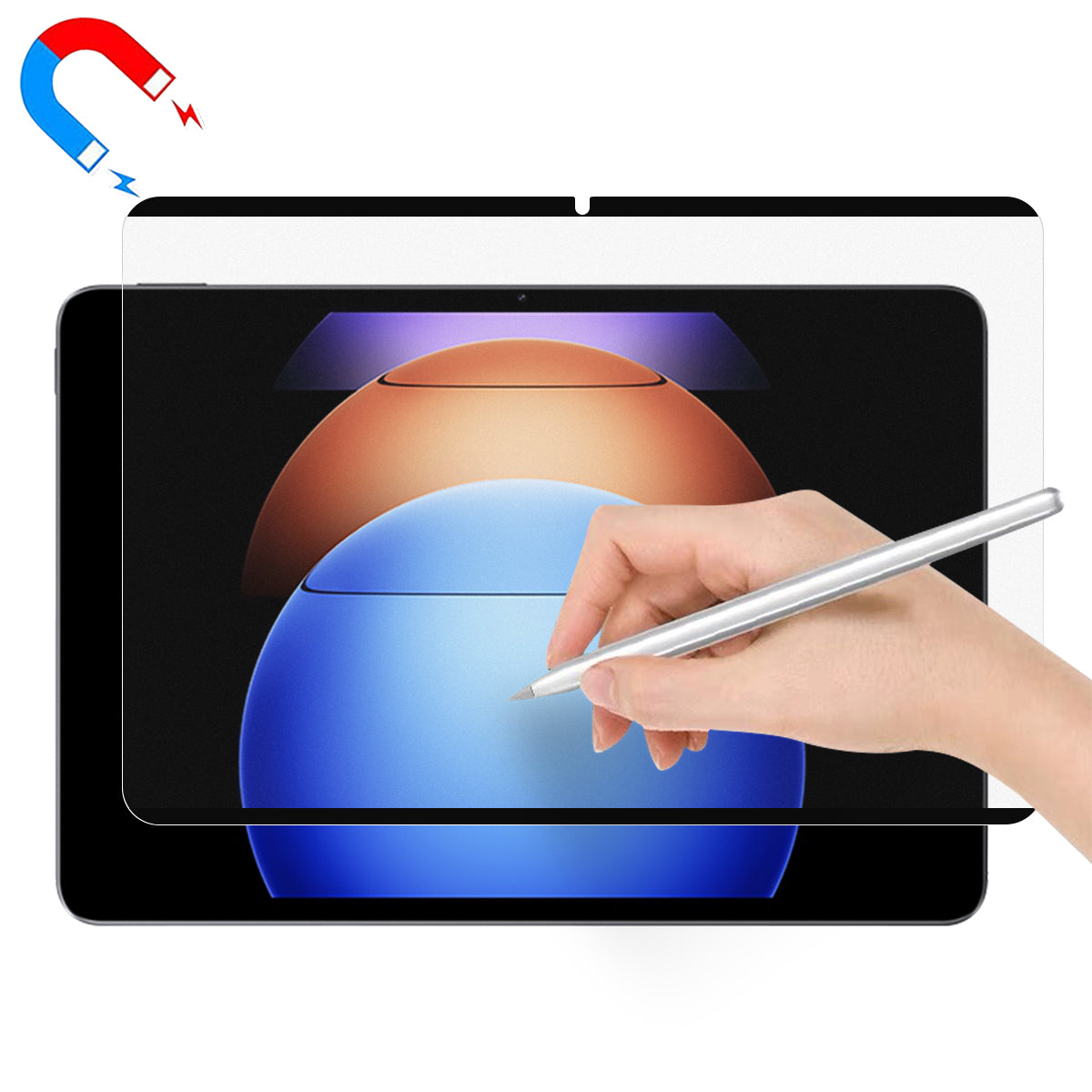 For Xiaomi Pad 6S Pro 12.4 Magnetic Screen Protector PET Explosion-proof Anti-fingerprint Film For Xiaomi Pad 6S Pro 12.4 Magnetic Screen Protector PET Explosion-proof Anti-fingerprint Film